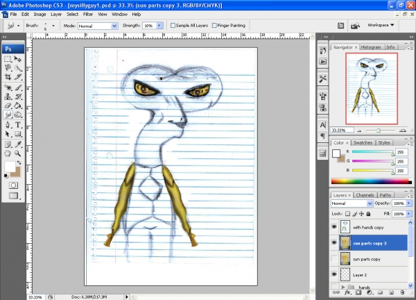 Creation of Alien Vacation: Step 6